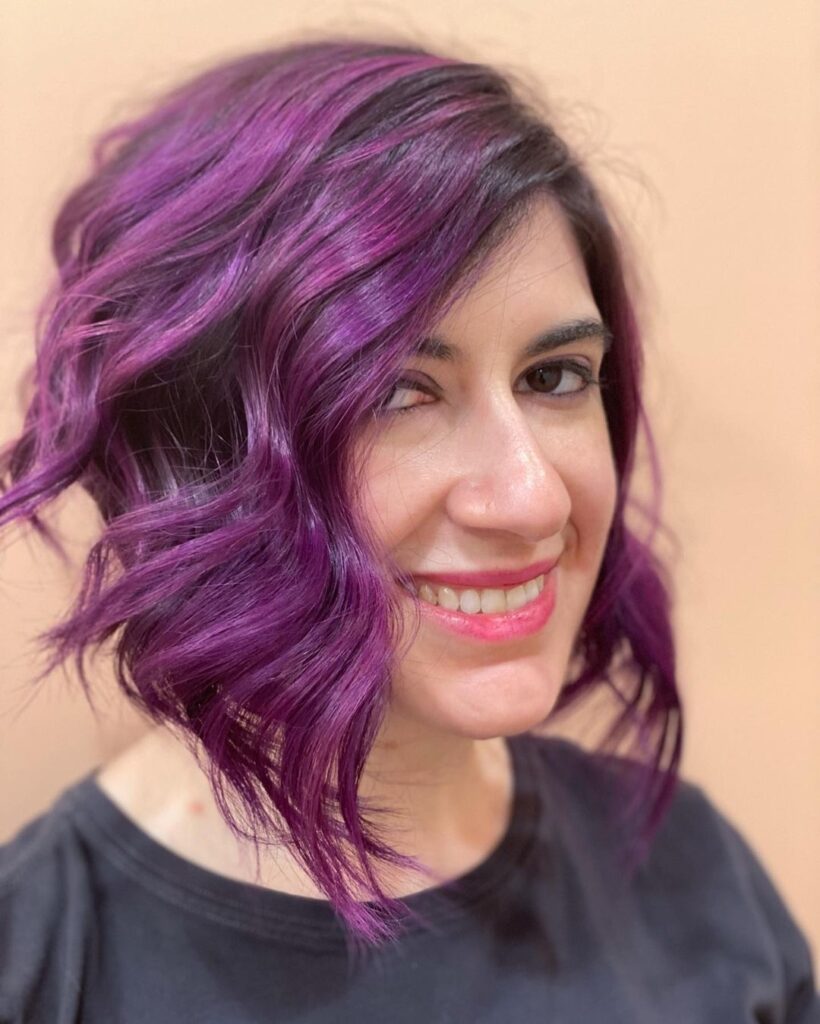 Top Knot cut and color work 2