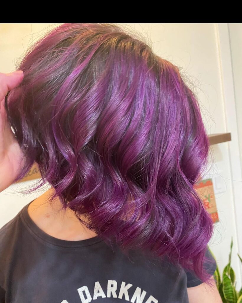 Top Knot cut and color work 3