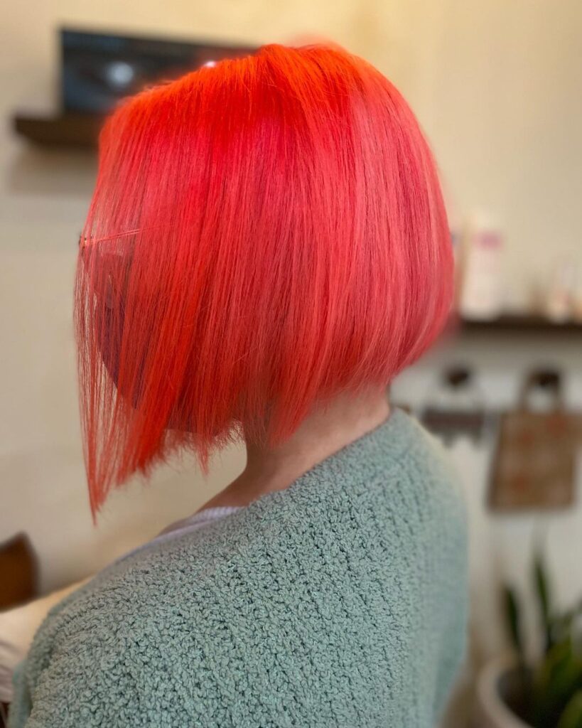 Top Knot cut and color work 5