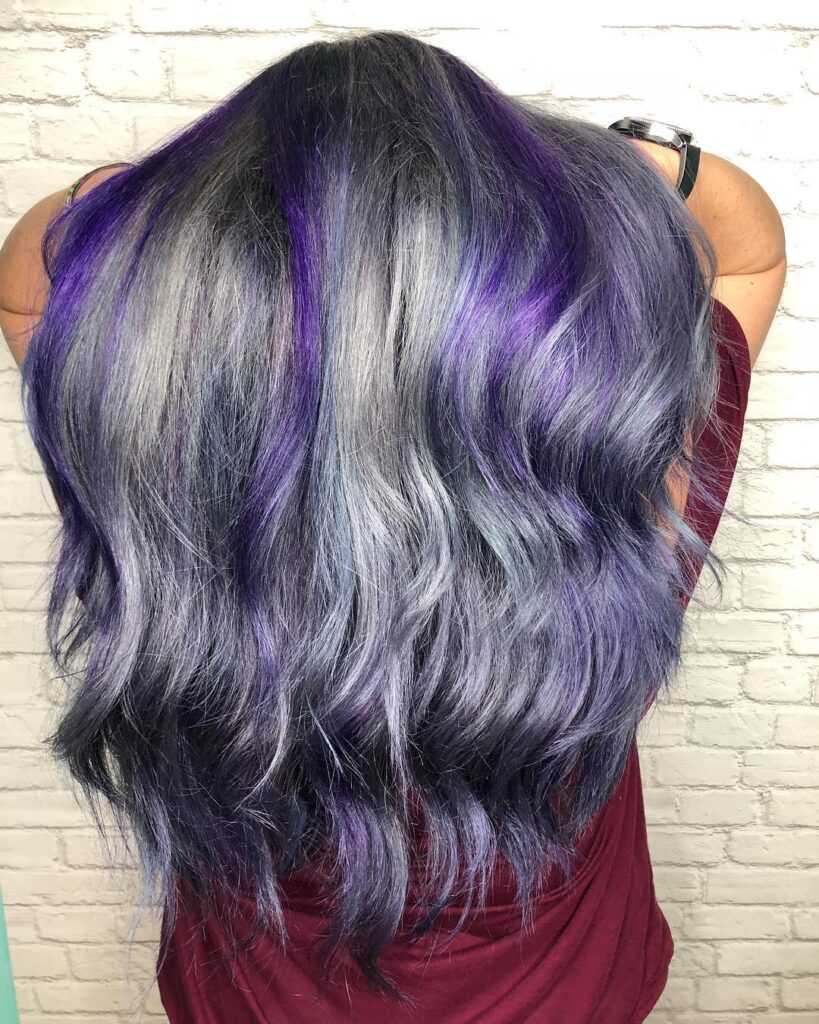 Vibrant vivid hair color by Top Knot Hair in Portland, example 3