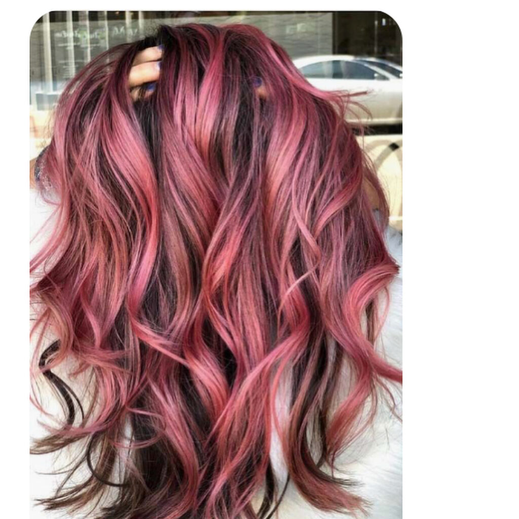 Vibrant vivid hair color by Top Knot Hair in Portland, example 2
